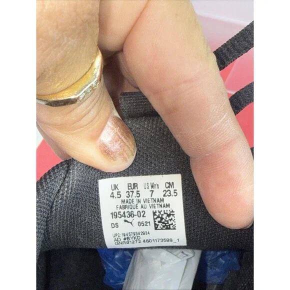 (A7) Puma-Women's Black-Rose Gold Riaze Prowl Mandala Size 7. - Picture 9 of 11